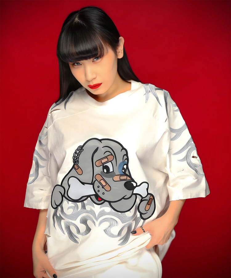 JACKROSE(ジャックローズ) |【GALFY×GALLIS ADDICTION】ぼろぼろとらいばりゅ半袖Tee(MENS)