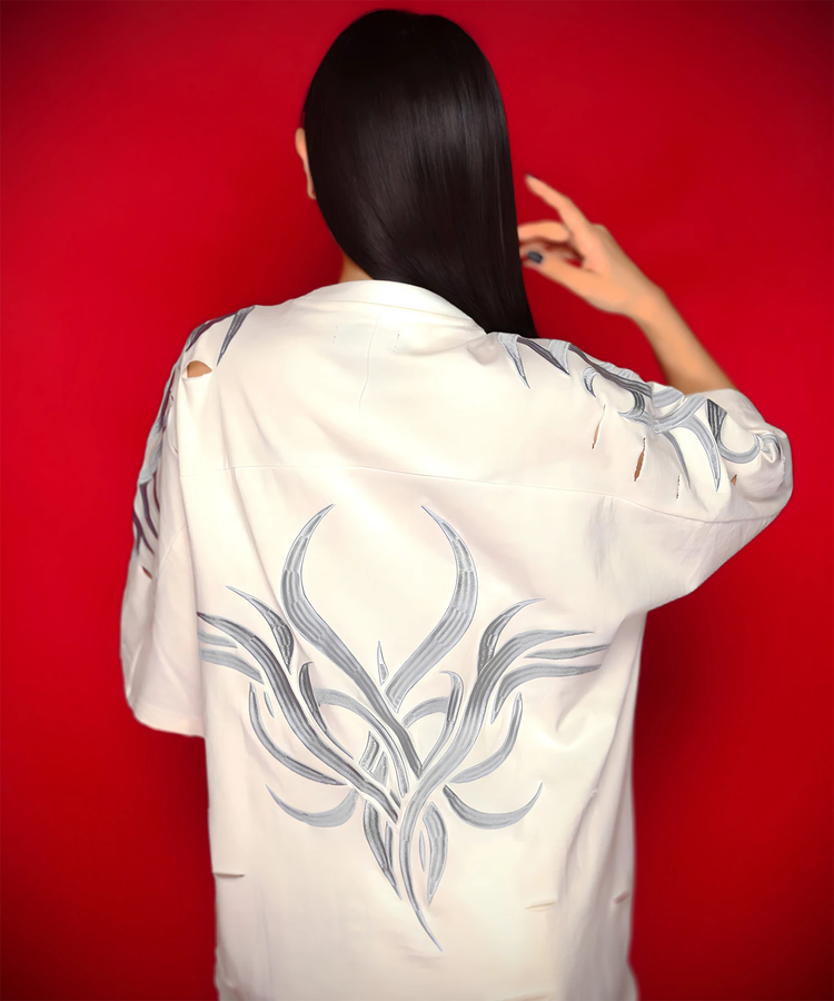JACKROSE(ジャックローズ) |【GALFY×GALLIS ADDICTION】ぼろぼろとらいばりゅ半袖Tee(MENS)