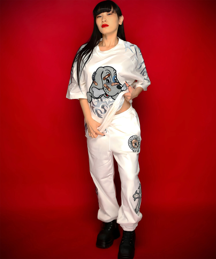 JACKROSE(ジャックローズ) |【GALFY×GALLIS ADDICTION】ぼろぼろとらいばりゅ半袖Tee(MENS)