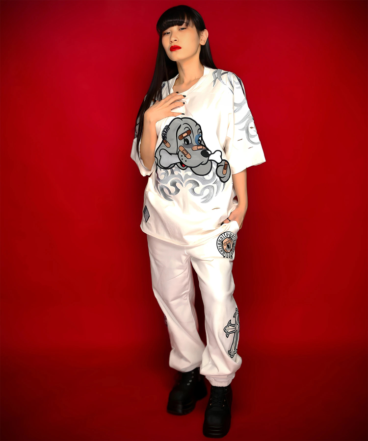 JACKROSE(ジャックローズ) |【GALFY×GALLIS ADDICTION】ぼろぼろとらいばりゅ半袖Tee(MENS)