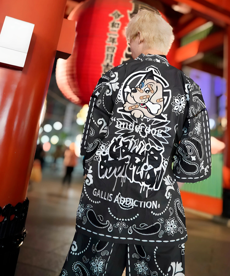 JACKROSE(ジャックローズ) |【GALFY×GALLIS ADDICTION】安定の甚平(MENS)