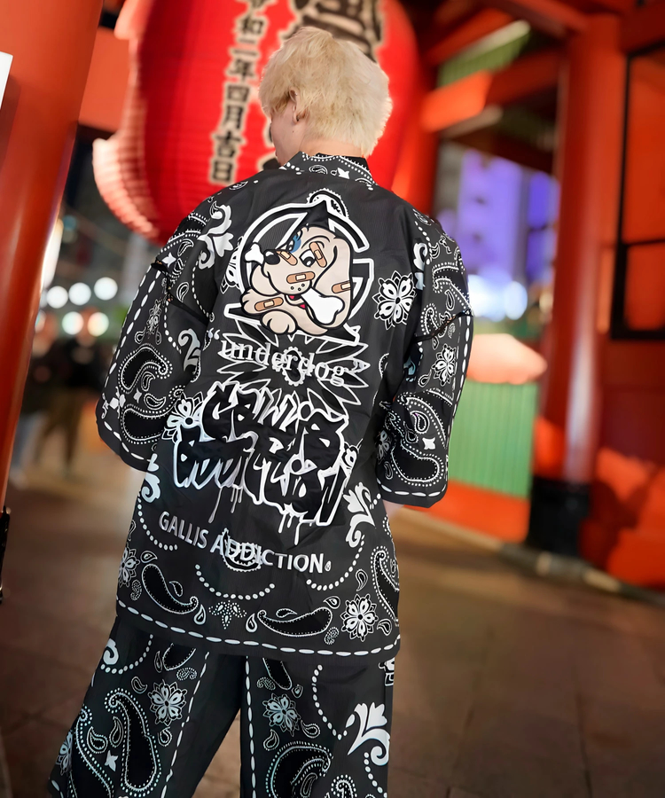 JACKROSE(ジャックローズ) |【GALFY×GALLIS ADDICTION】安定の甚平(MENS)