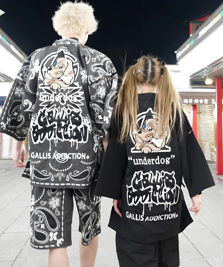JACKROSE(ジャックローズ) |【GALFY×GALLIS ADDICTION】安定の甚平(MENS)