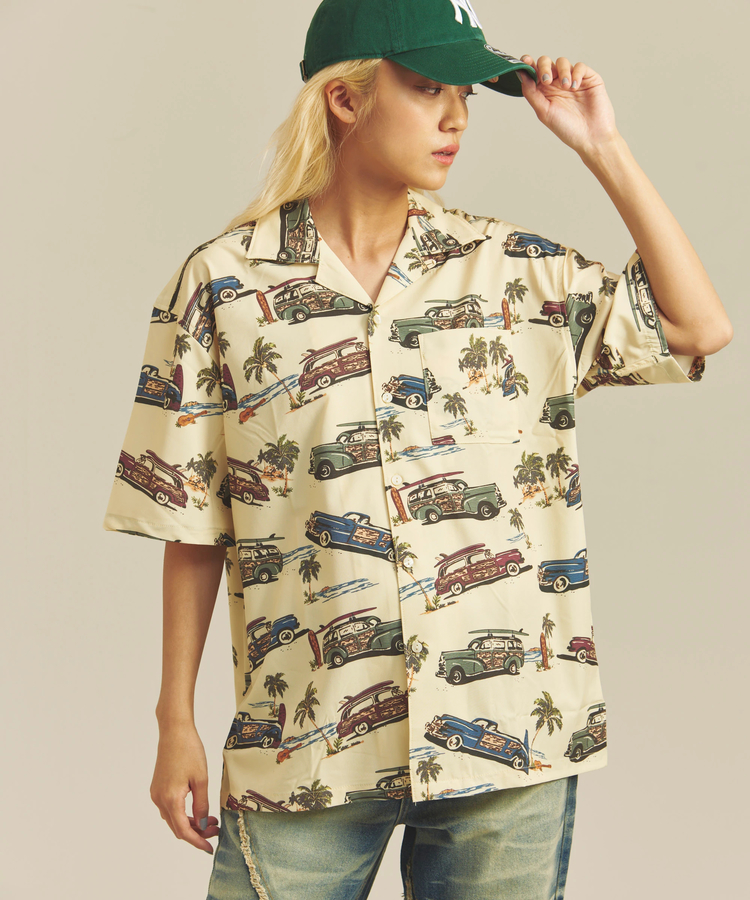 JACKROSE(ジャックローズ) |ALCARZA/アルカーザ オープンSSシャツ(MENS)