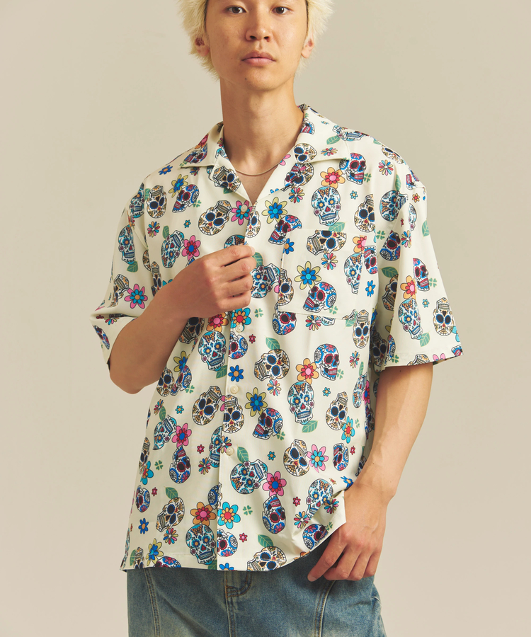 JACKROSE(ジャックローズ) |ALCARZA/アルカーザ オープンSSシャツ(MENS)