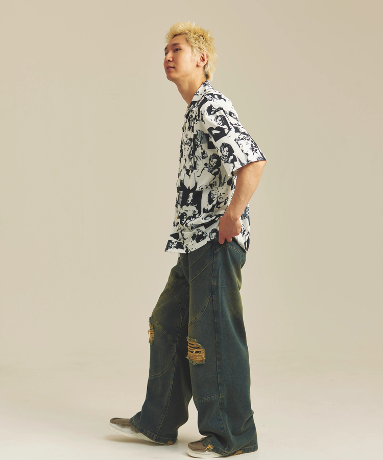 JACKROSE(ジャックローズ) |ALCARZA/アルカーザ オープンSSシャツ(MENS)