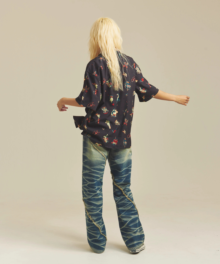 JACKROSE(ジャックローズ) |ALCARZA/アルカーザ オープンSSシャツ(MENS)