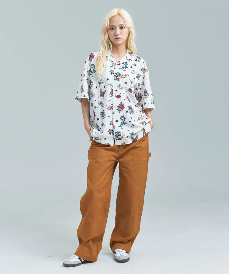 JACKROSE(ジャックローズ) |ALCARZA/アルカーザ オープンSSシャツ(MENS)