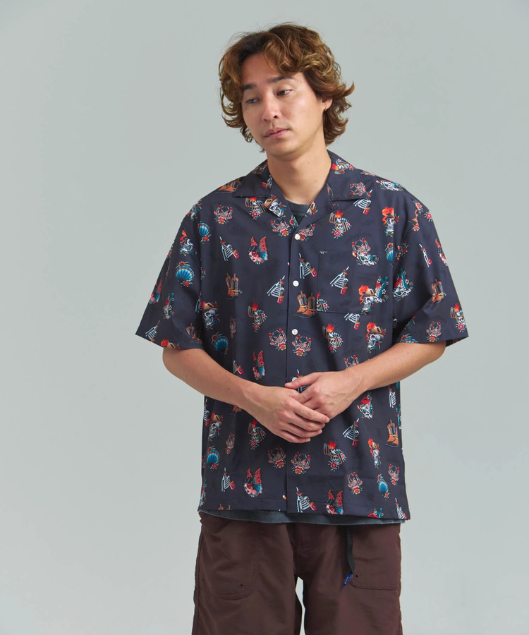 JACKROSE(ジャックローズ) |ALCARZA/アルカーザ オープンSSシャツ(MENS)