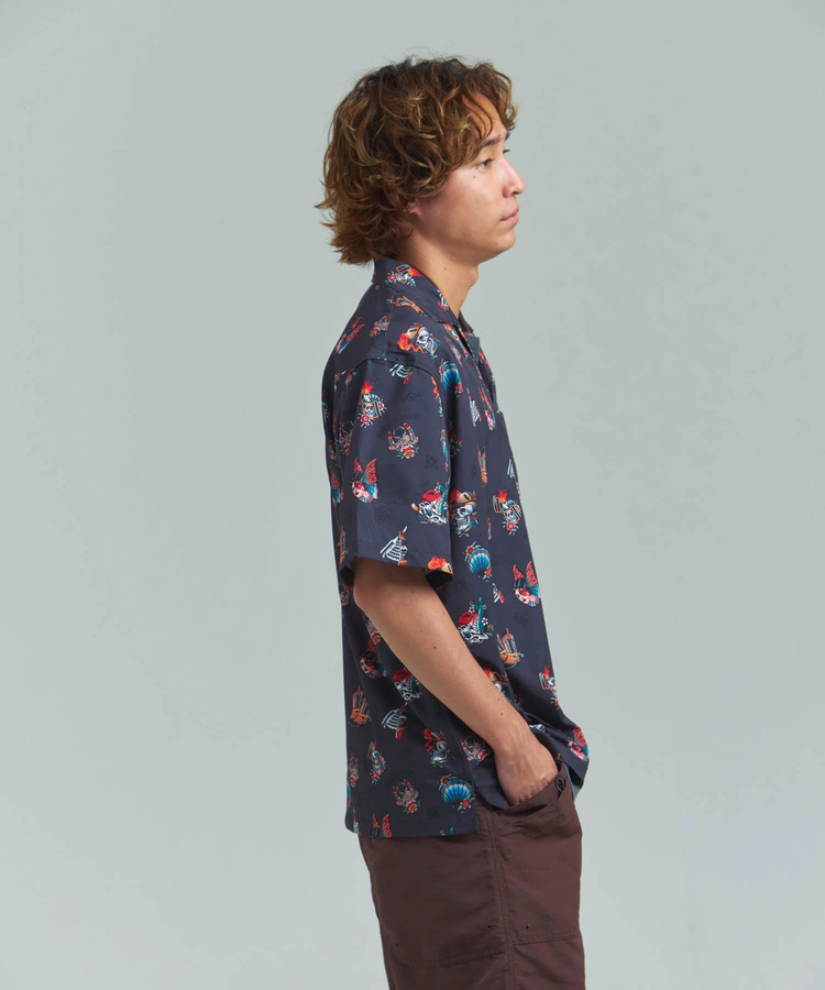 JACKROSE(ジャックローズ) |ALCARZA/アルカーザ オープンSSシャツ(MENS)