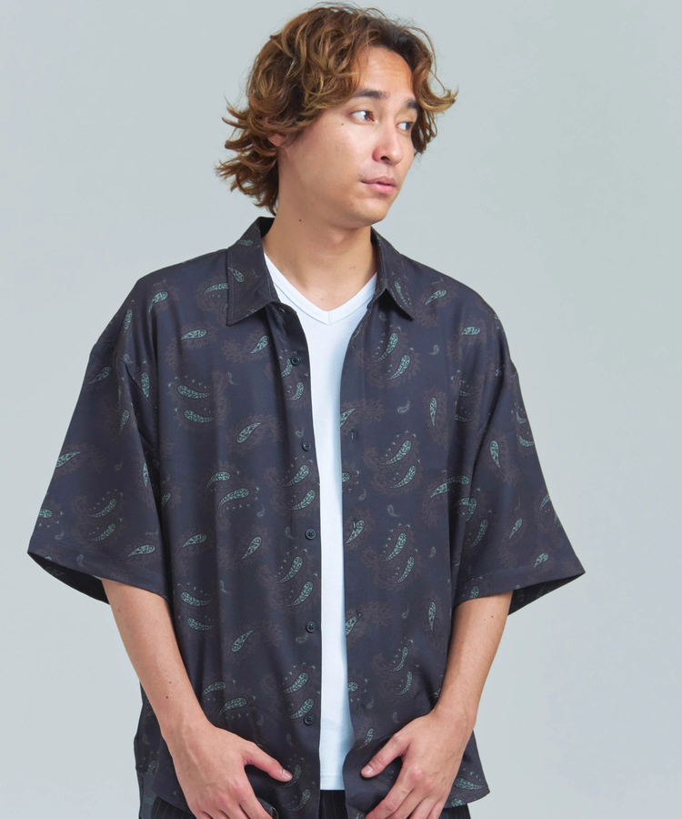 JACKROSE(ジャックローズ) |CIAO/チャオ 半袖とろみシャツ(MENS)