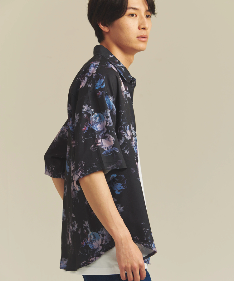JACKROSE(ジャックローズ) |CIAO/チャオ 半袖とろみシャツ(MENS)