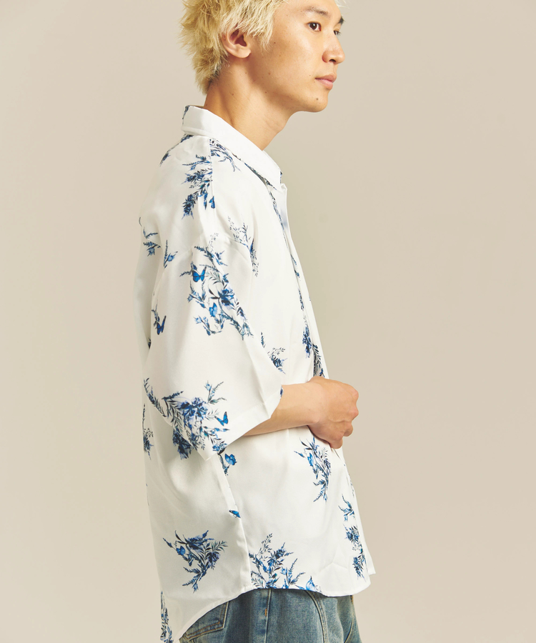 JACKROSE(ジャックローズ) |CIAO/チャオ 半袖とろみシャツ(MENS)