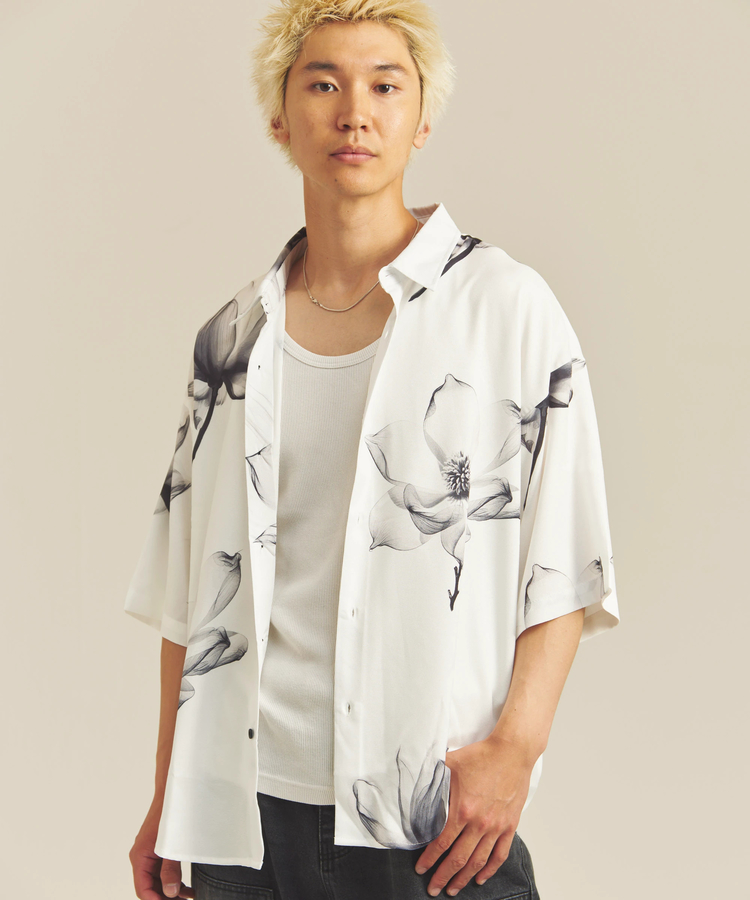 JACKROSE(ジャックローズ) |CIAO/チャオ 半袖とろみシャツ(MENS)