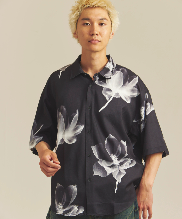 JACKROSE(ジャックローズ) |CIAO/チャオ 半袖とろみシャツ(MENS)