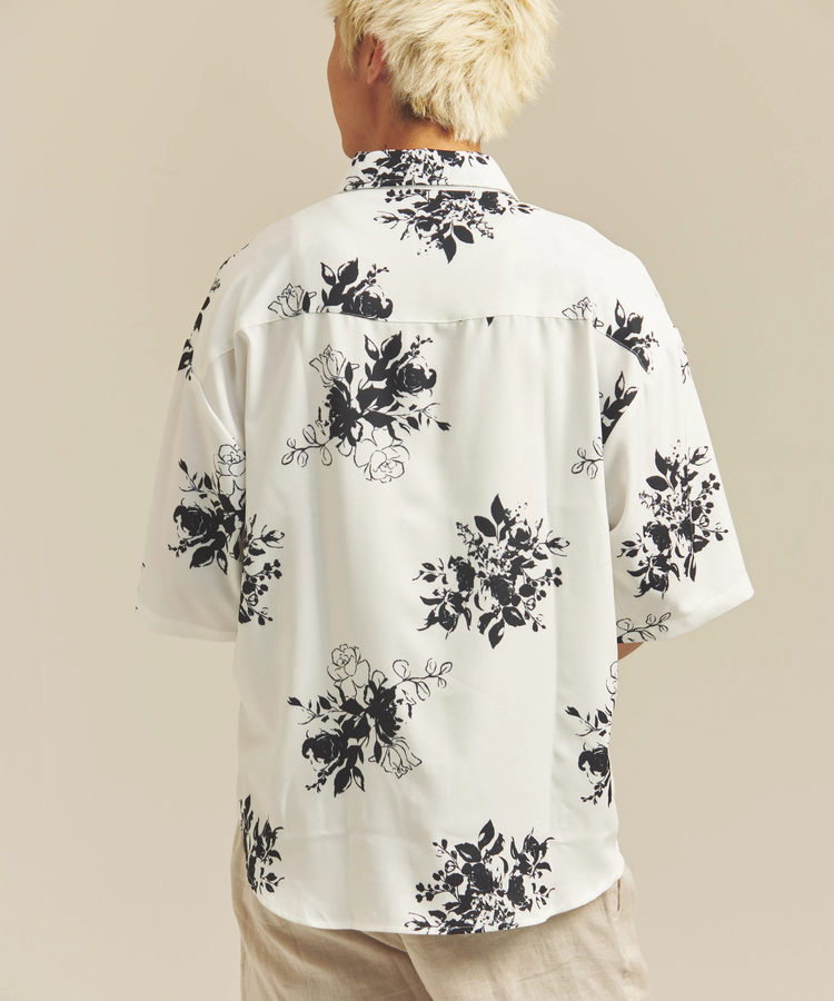 JACKROSE(ジャックローズ) |CIAO/チャオ 半袖とろみシャツ(MENS)