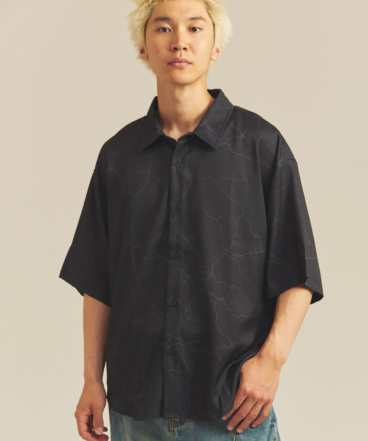 JACKROSE(ジャックローズ) |CIAO/チャオ 半袖とろみシャツ(MENS)