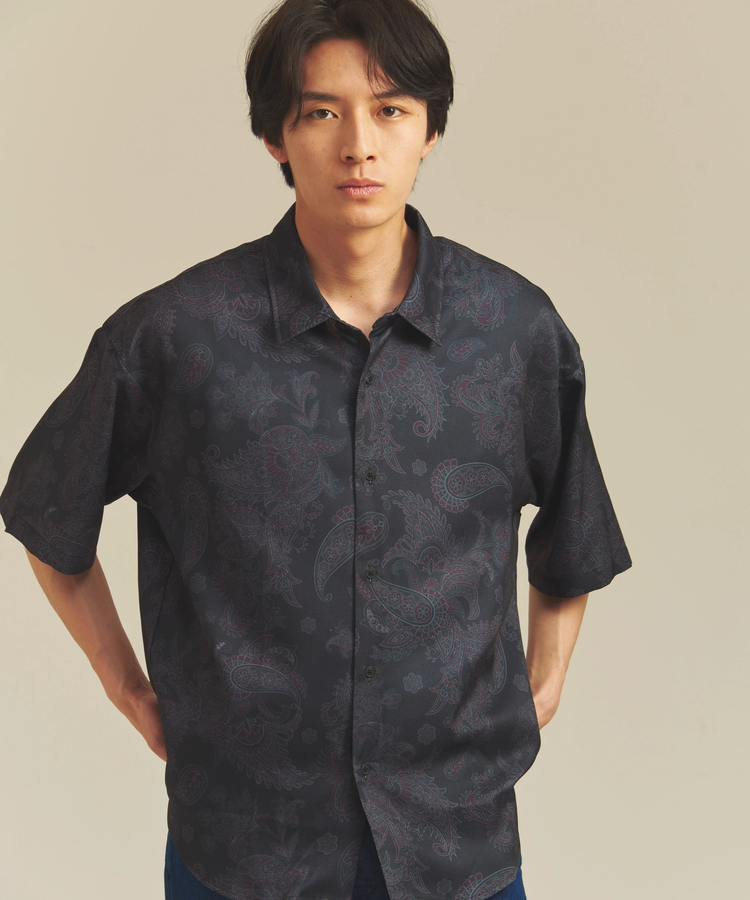 JACKROSE(ジャックローズ) |CIAO/チャオ 半袖とろみシャツ(MENS)