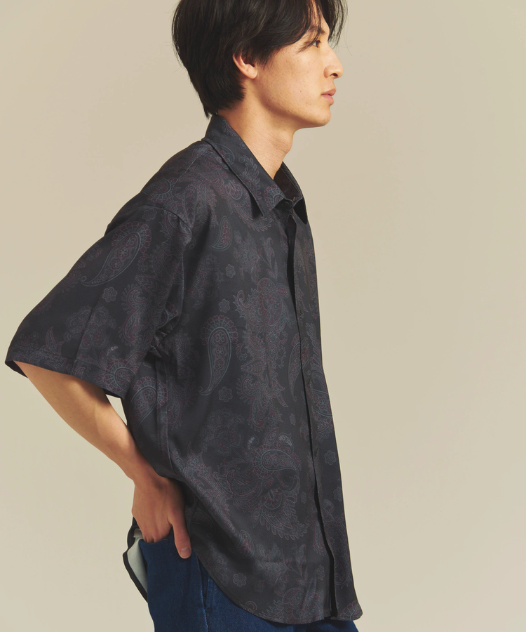 JACKROSE(ジャックローズ) |CIAO/チャオ 半袖とろみシャツ(MENS)