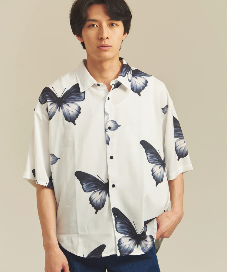 JACKROSE(ジャックローズ) |CIAO/チャオ 半袖とろみシャツ(MENS)