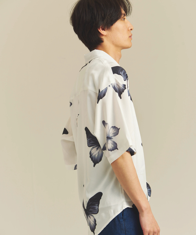 JACKROSE(ジャックローズ) |CIAO/チャオ 半袖とろみシャツ(MENS)