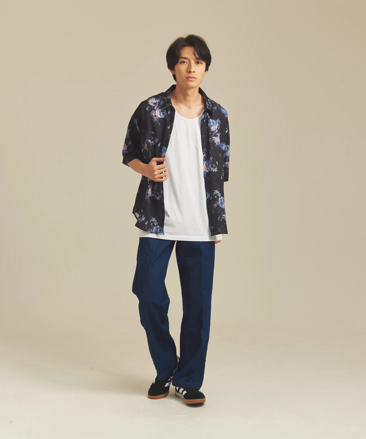 JACKROSE(ジャックローズ) |CIAO/チャオ 半袖とろみシャツ(MENS)
