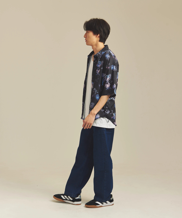 JACKROSE(ジャックローズ) |CIAO/チャオ 半袖とろみシャツ(MENS)