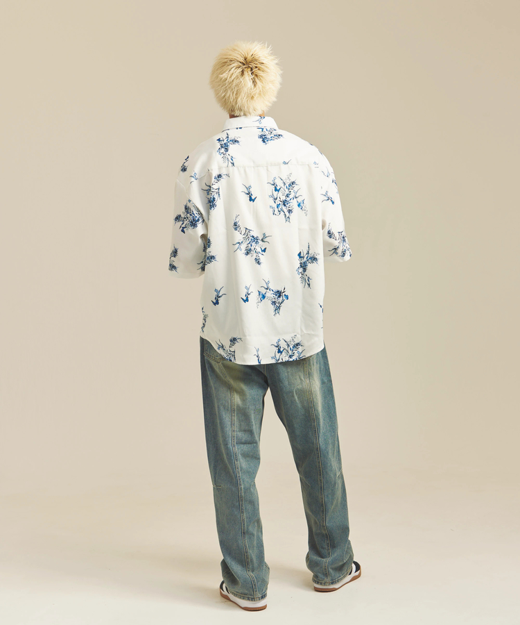 JACKROSE(ジャックローズ) |CIAO/チャオ 半袖とろみシャツ(MENS)