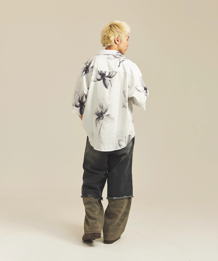 JACKROSE(ジャックローズ) |CIAO/チャオ 半袖とろみシャツ(MENS)