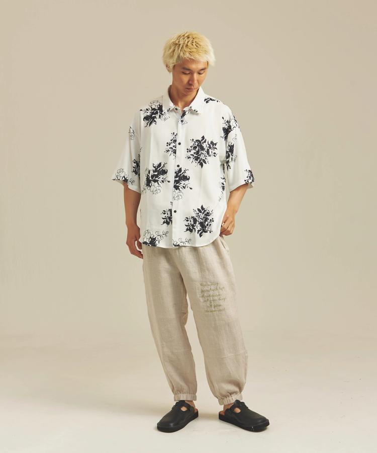 JACKROSE(ジャックローズ) |CIAO/チャオ 半袖とろみシャツ(MENS)