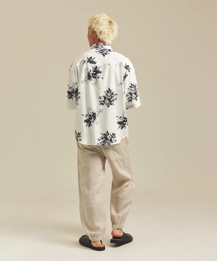 JACKROSE(ジャックローズ) |CIAO/チャオ 半袖とろみシャツ(MENS)