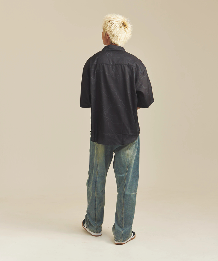 JACKROSE(ジャックローズ) |CIAO/チャオ 半袖とろみシャツ(MENS)