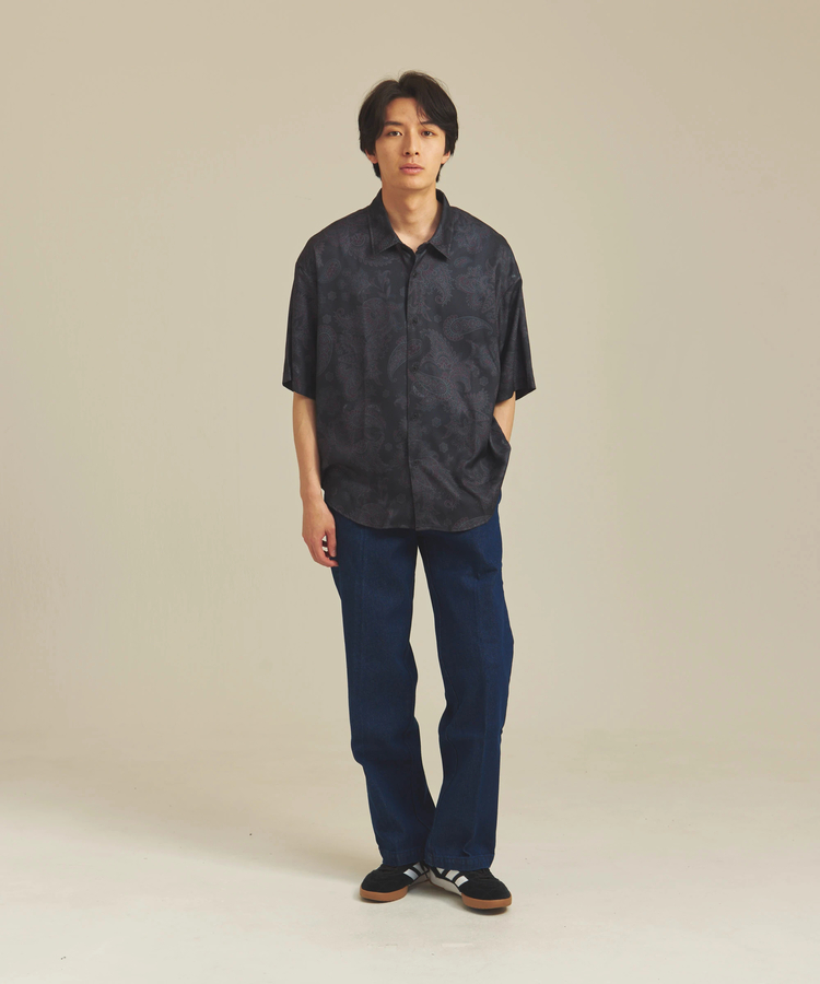 JACKROSE(ジャックローズ) |CIAO/チャオ 半袖とろみシャツ(MENS)
