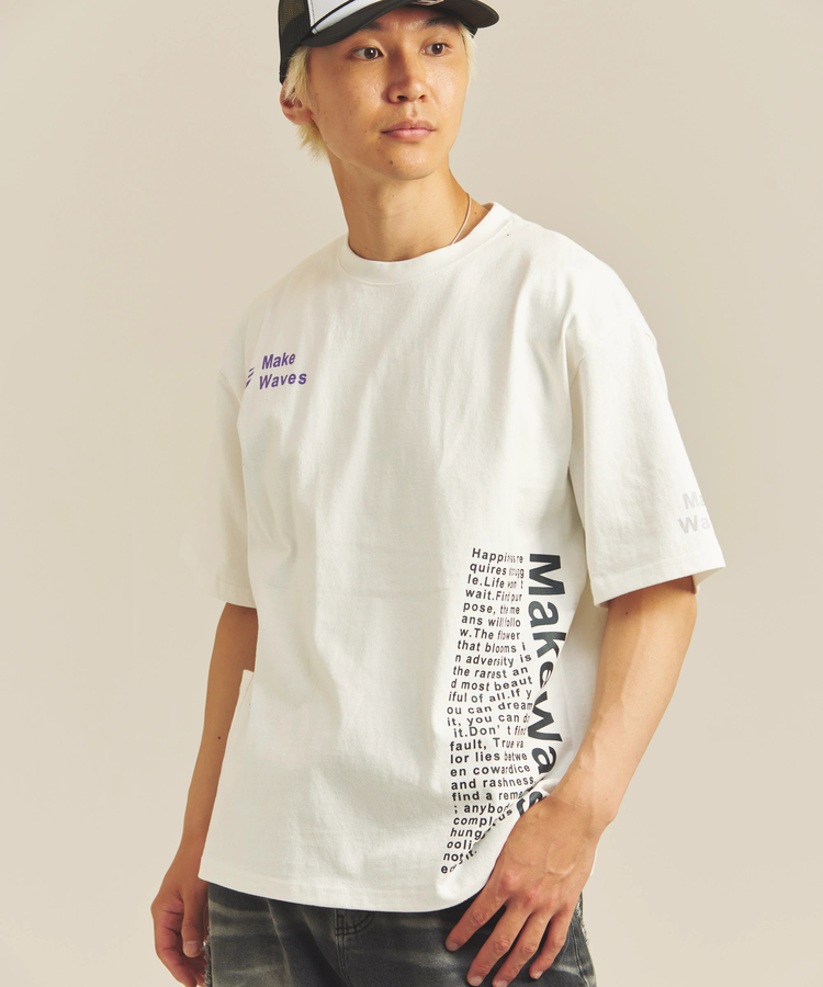 JACKROSE(ジャックローズ) |BAYCANT/ベイカント ランダムロゴプリント S/S TEE(MENS)