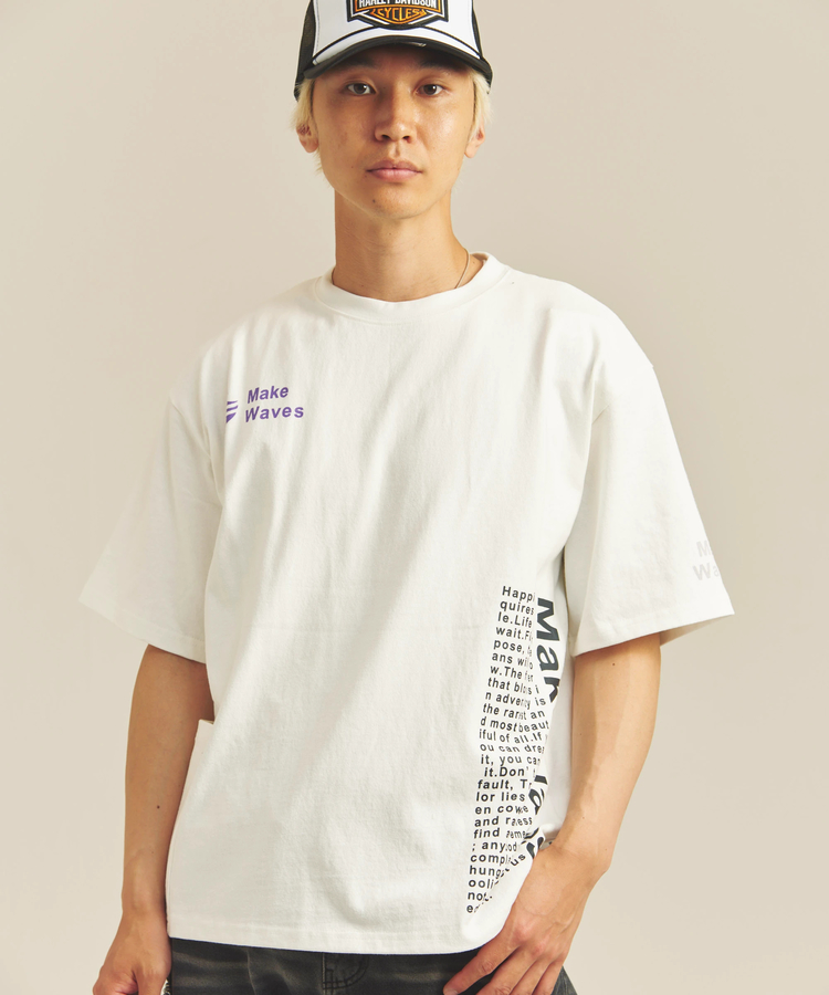JACKROSE(ジャックローズ) |BAYCANT/ベイカント ランダムロゴプリント S/S TEE(MENS)