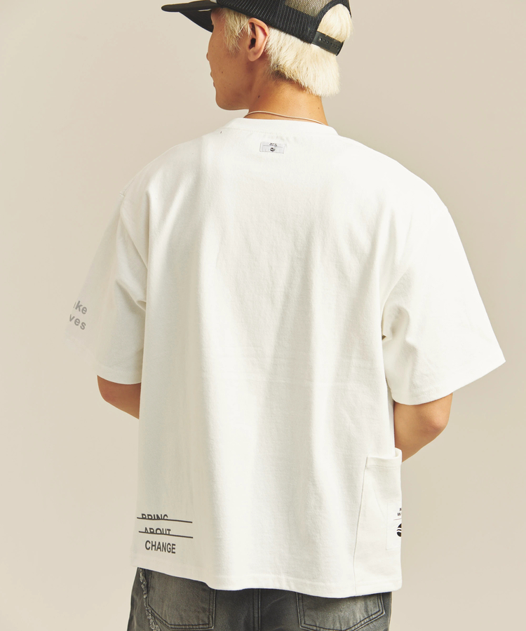 JACKROSE(ジャックローズ) |BAYCANT/ベイカント ランダムロゴプリント S/S TEE(MENS)