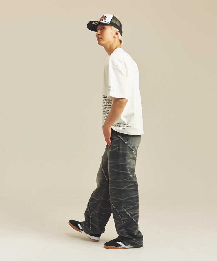 JACKROSE(ジャックローズ) |BAYCANT/ベイカント ランダムロゴプリント S/S TEE(MENS)