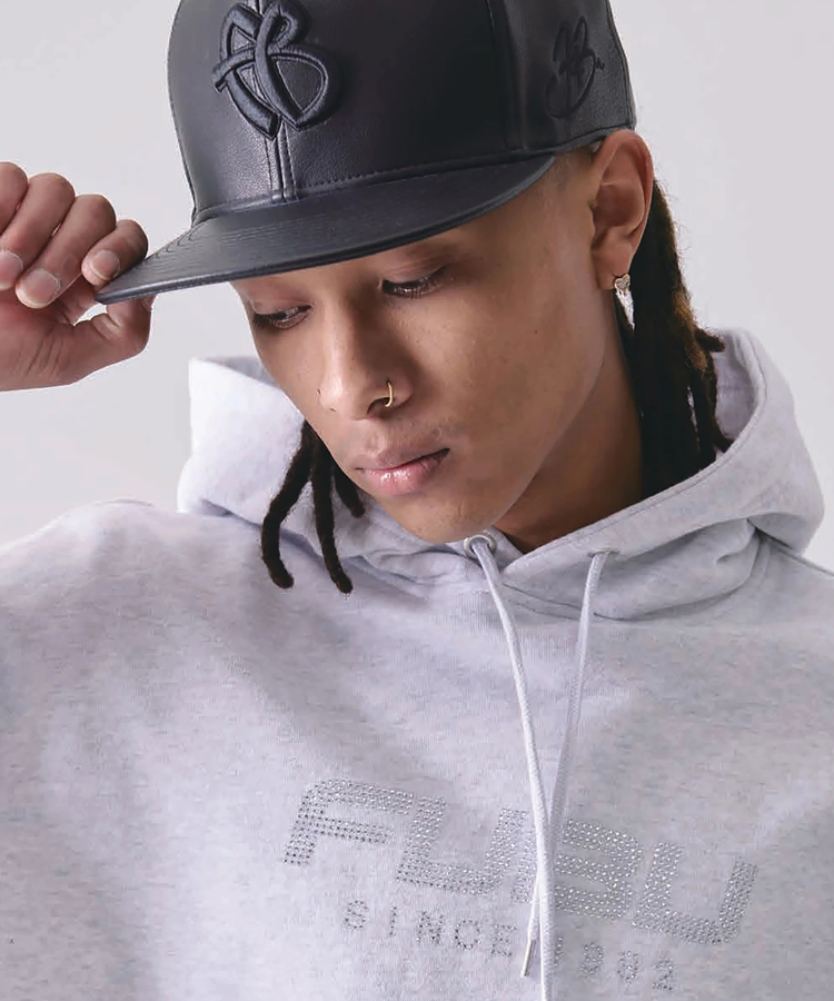 JACKROSE(ジャックローズ) |FUBU/フブ Rhinestone OG Logo Hoodie(MENS)