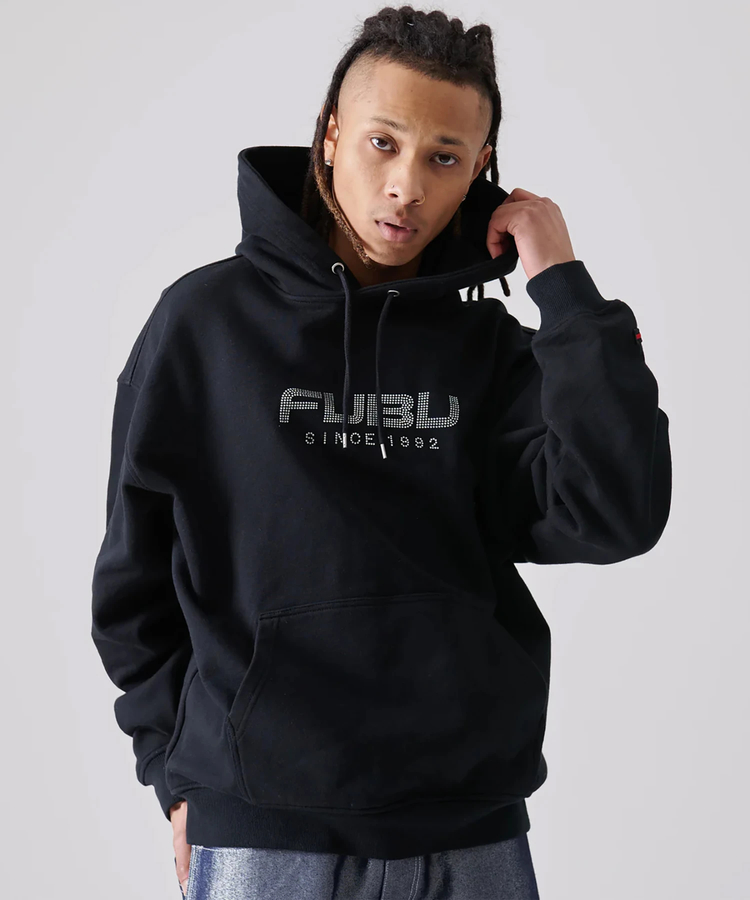 JACKROSE(ジャックローズ) |FUBU/フブ Rhinestone OG Logo Hoodie(MENS)