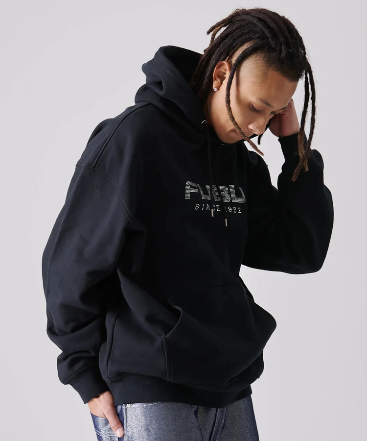 JACKROSE(ジャックローズ) |FUBU/フブ Rhinestone OG Logo Hoodie(MENS)