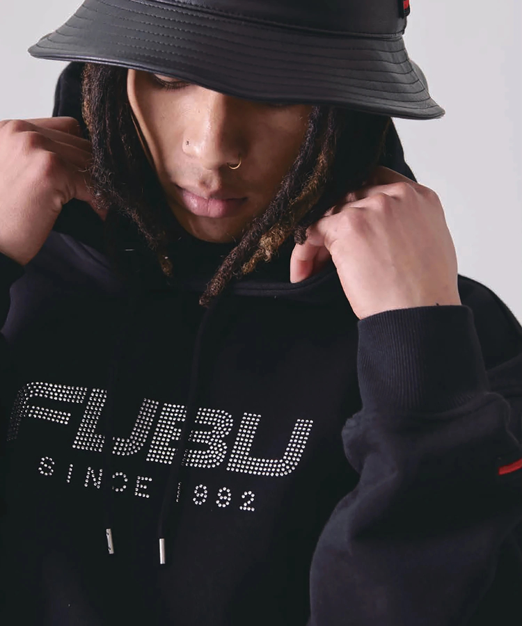 JACKROSE(ジャックローズ) |FUBU/フブ Rhinestone OG Logo Hoodie(MENS)