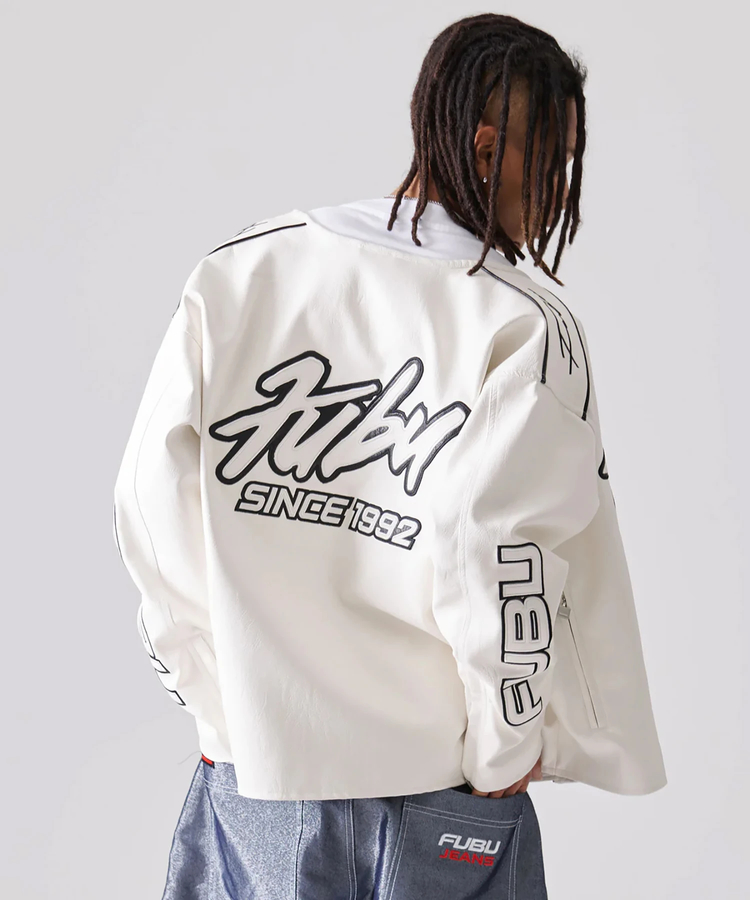 JACKROSE(ジャックローズ) |FUBU/フブ Faux Leather Racing Jacket(MENS)