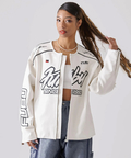 JACKROSE(ジャックローズ) |FUBU/フブ Faux Leather Racing Jacket(MENS)