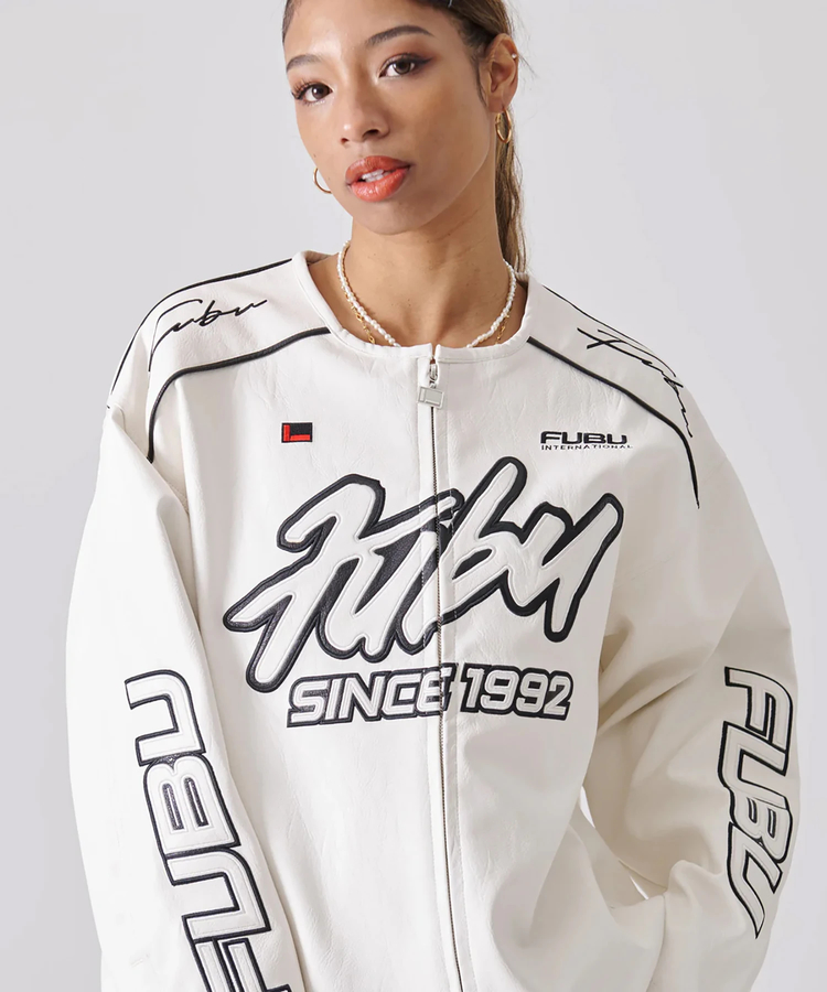 JACKROSE(ジャックローズ) |FUBU/フブ Faux Leather Racing Jacket(MENS)