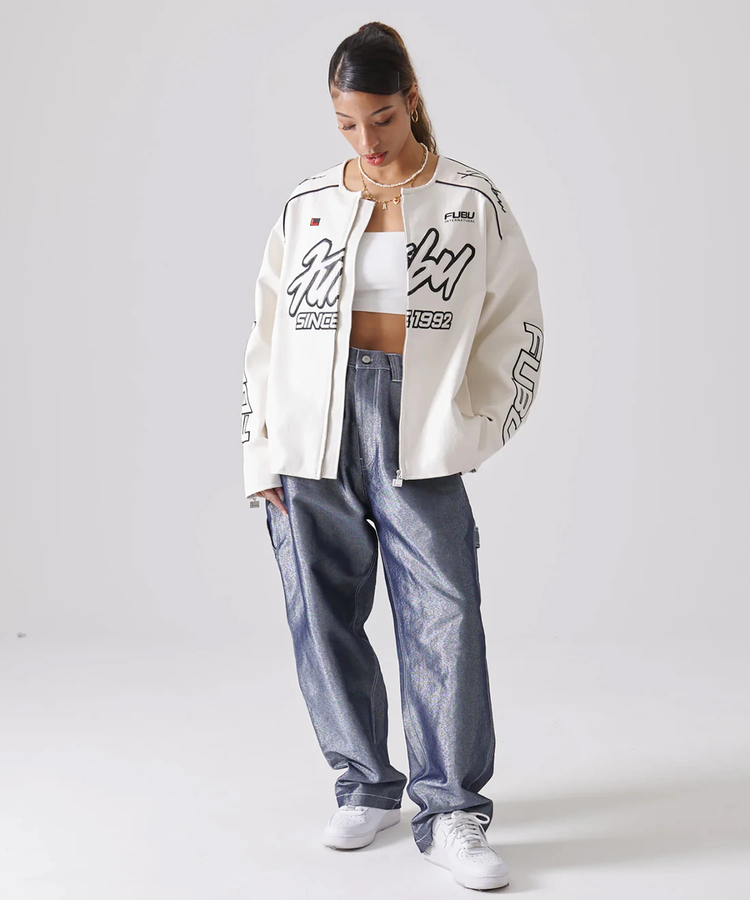 JACKROSE(ジャックローズ) |FUBU/フブ Faux Leather Racing Jacket(MENS)