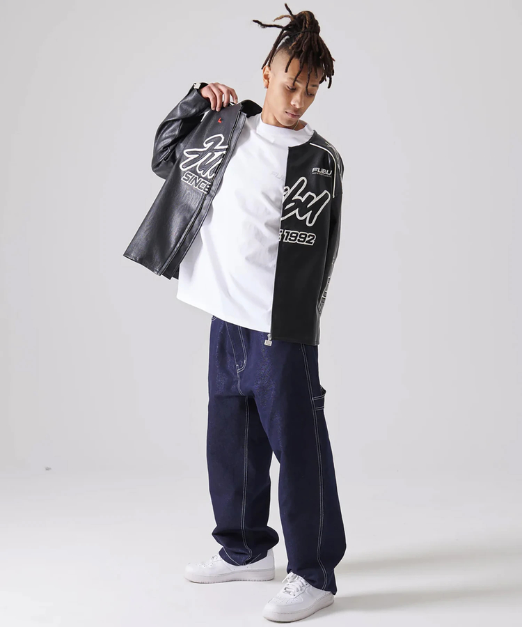 JACKROSE(ジャックローズ) |FUBU/フブ Faux Leather Racing Jacket(MENS)