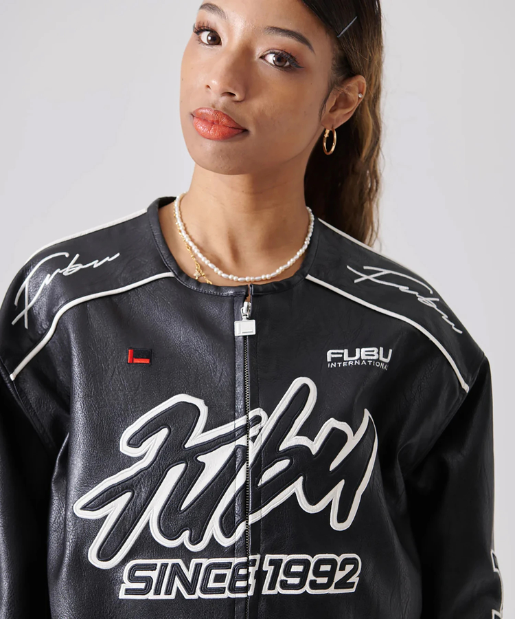 JACKROSE(ジャックローズ) |FUBU/フブ Faux Leather Racing Jacket(MENS)