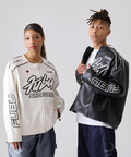 JACKROSE(ジャックローズ) |FUBU/フブ Faux Leather Racing Jacket(MENS)