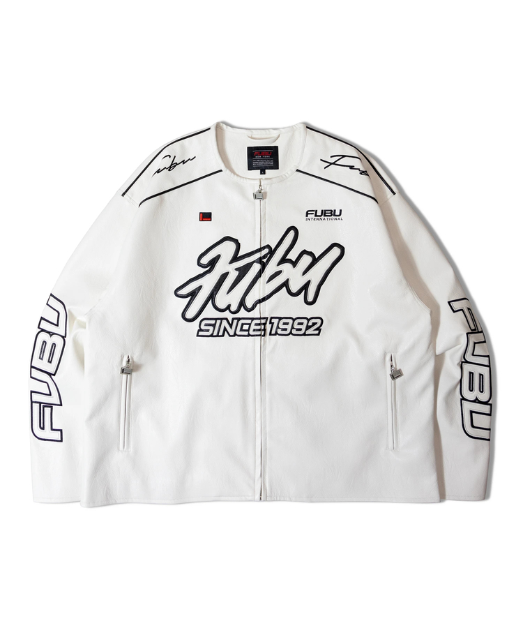JACKROSE(ジャックローズ) |FUBU/フブ Faux Leather Racing Jacket(MENS)