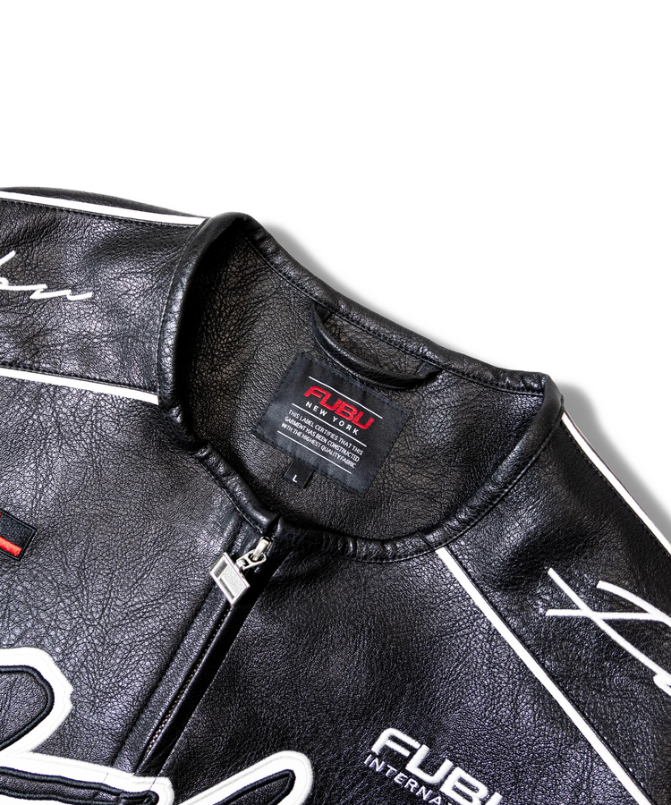 JACKROSE(ジャックローズ) |FUBU/フブ Faux Leather Racing Jacket(MENS)